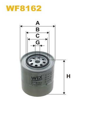 WIX FILTERS Polttoainesuodatin WF8162